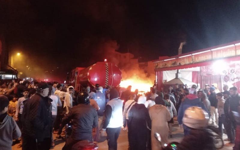 Un incendie massif détruit un atelier de fabrication de chaussures à Fès