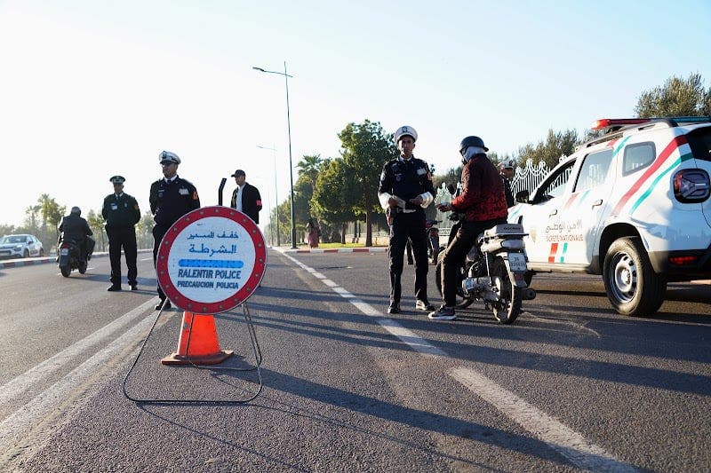 Une campagne sécuritaire massive à Ait Melloul pour contrôler les infractions au code de la route