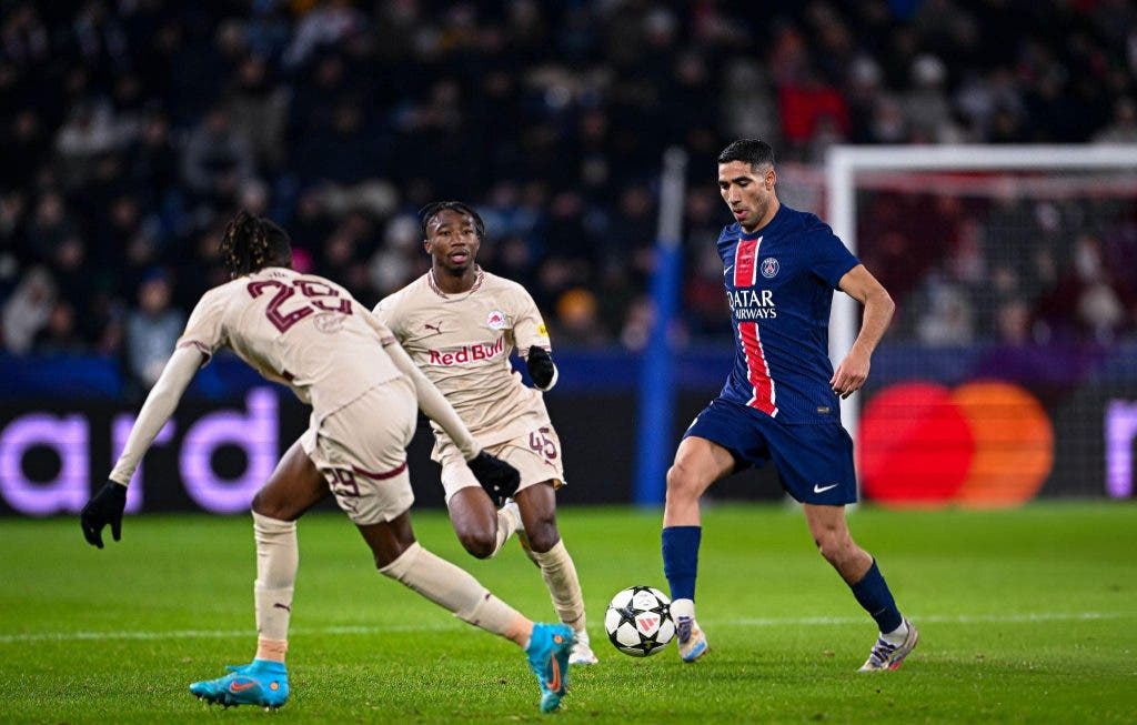 Hakimi brille encore et mène Paris à la victoire en Ligue des Champions