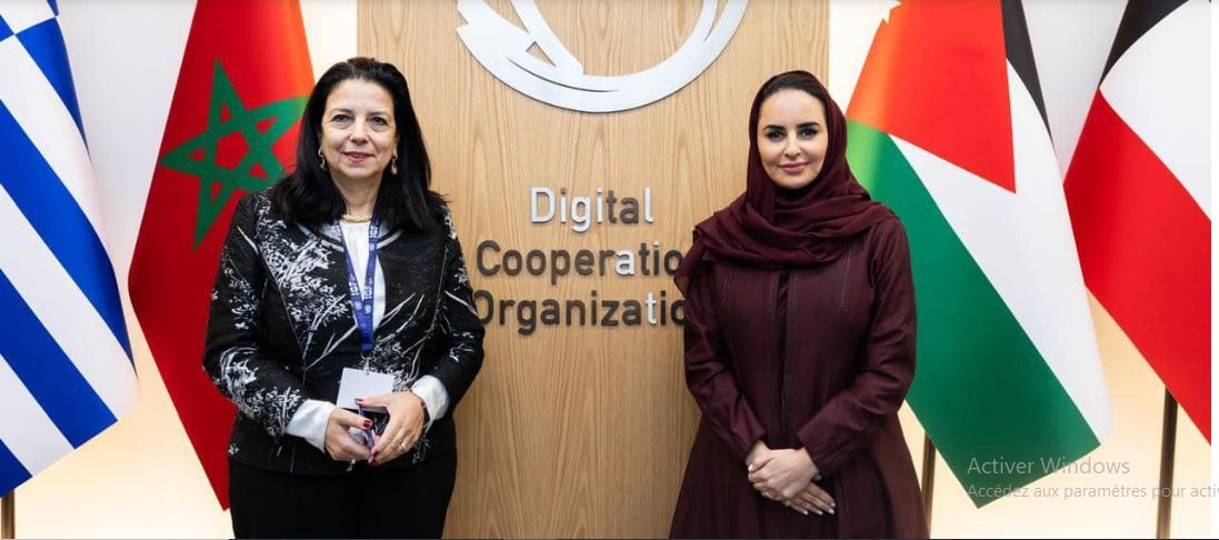 Riyad: La ministre marocaine de la Transition Numérique et de la Réforme de l’Administration a tenu une réunion de travail avec Madame Dima Al-Yahya, secrétaire générale de Digital Cooperation Organization