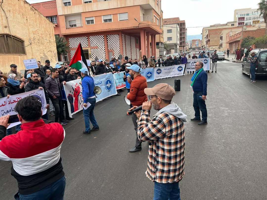 Berkane…une protestation contre le délégué régional de la santé