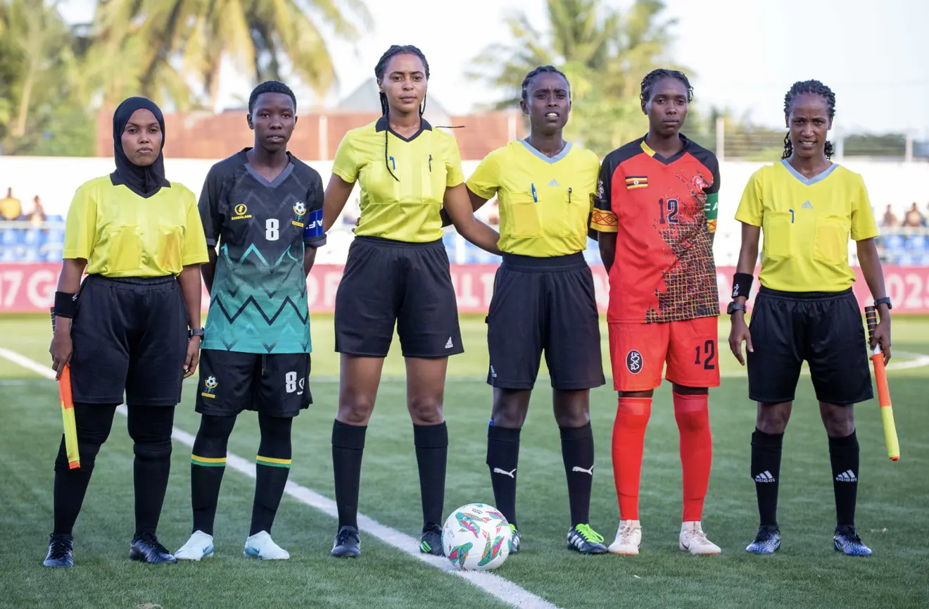 Le tournoi GIFT U17 de la CAF exalte le dynamisme et la jeunesse des arbitres; La liste complète