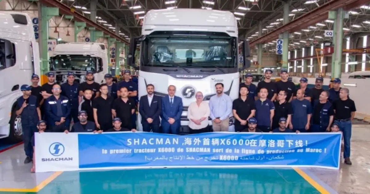 Le Maroc renforce sa position industrielle en lançant le premier camion fabriqué localement