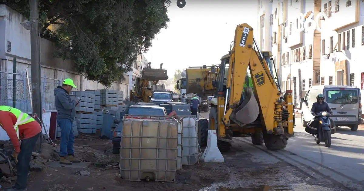 Les travaux de rénovation de la célèbre rue Afghanistan à Casablanca s’accélèrent