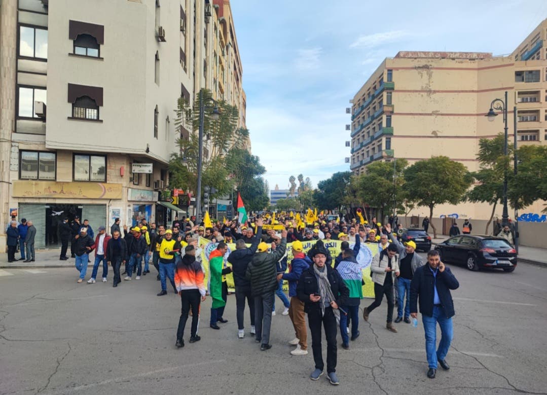 Oujda.. Les syndicalistes CDT protestent contre la nouvelle loi sur la grève