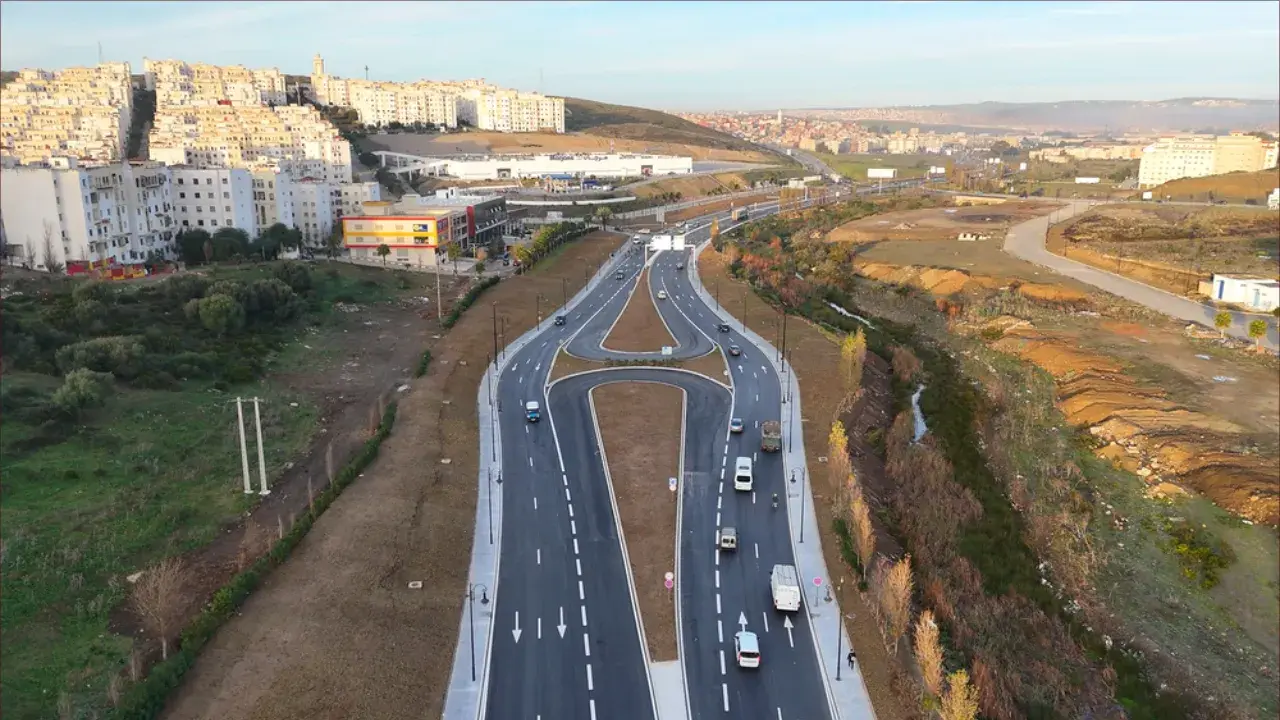 Tanger achève les travaux de la première orbite routière moderne utilisant des technologies innovantes