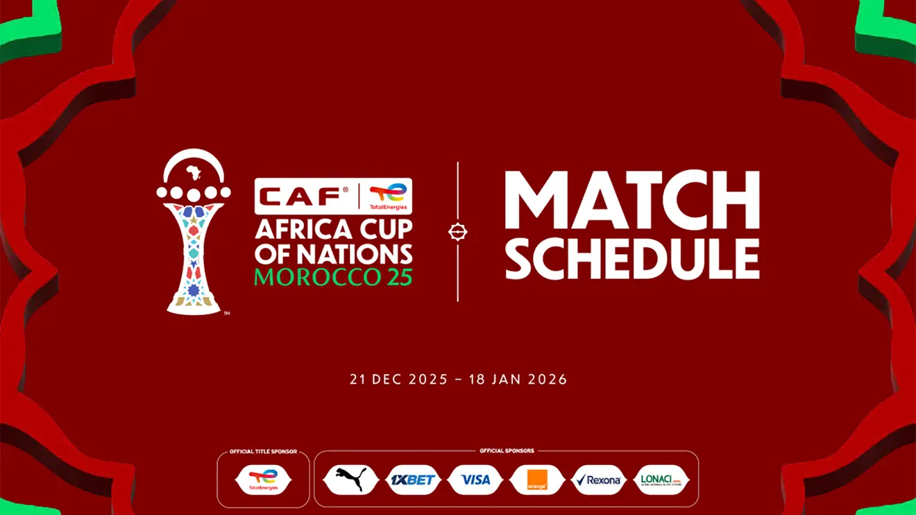 La CAF vient d'annoncer le calendrier des matches de la CAN Maroc 2025