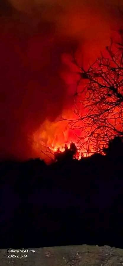 Urgent : Un incendie massif s’est déclaré dans la forêt du Mont Agandro dans la province d’Al Hoceima