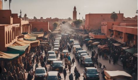 Ici marrakech-appel à qui de droit: que de bouchons!