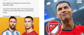 Entre rumeurs et vérité: Cristiano Ronaldo pressenti pour le MLS du championnat nord-américain