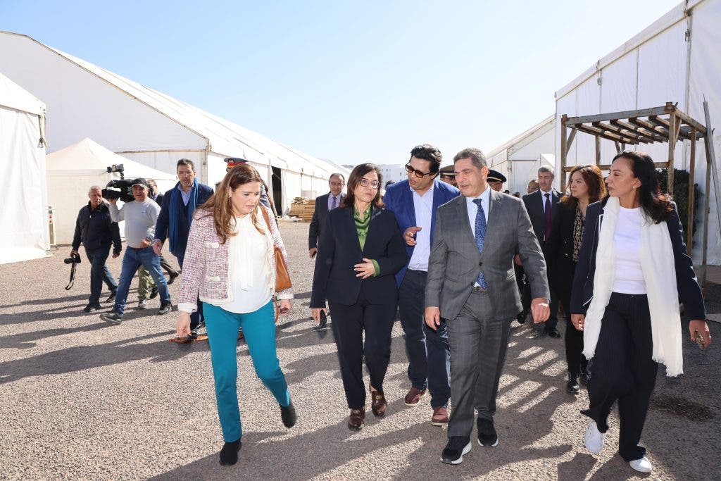 Zakia Driouch visite le site du Salon Aliotis à Agadir pour constater l’avancée des préparatifs « Vidéo »