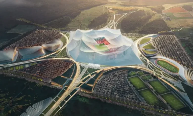 Le Maroc lance la deuxième phase du projet de stade "Hassan II" à Benslimane, en préparation de la Coupe du monde 2030 1 Décembre 2027 fixer une date pour l'achèvement des travaux au stade Hassan II à Benslimane