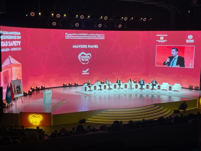 Marrakech .. échange des grandes expériences des villes dans le domaine de la sécurité routière, de l'égalité et de la sécurité