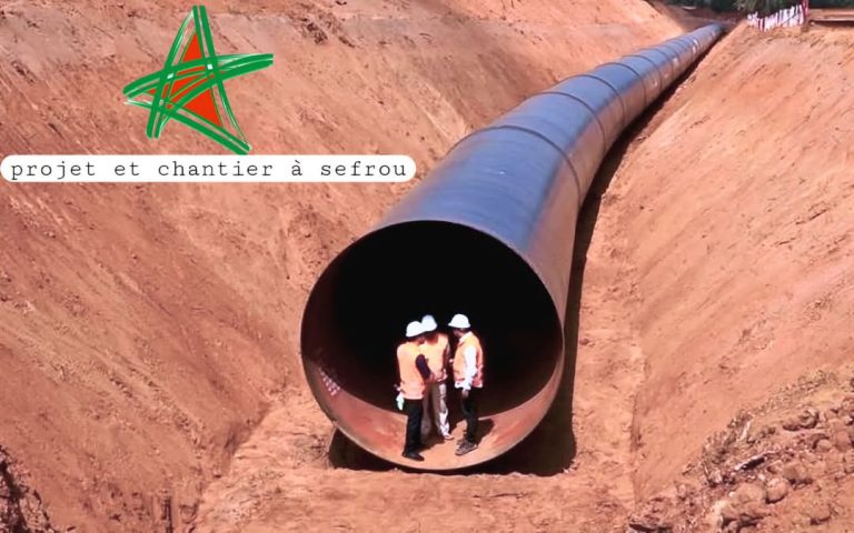 Water Road fonctionne à SAIS, ses dernières étapes, atteignent les dernières étapes
