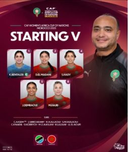 Dans quelques instants finale CAN Futsal: La composition du Maroc face à la Tanzanie