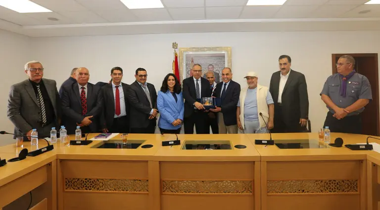une délégation du Comité Scout Arabe en visite au Maroc: servir les aspirations de la jeunesse 1 une délégation du Comité Scout Arabe en visite au Maroc: servir les aspirations de la jeunesse