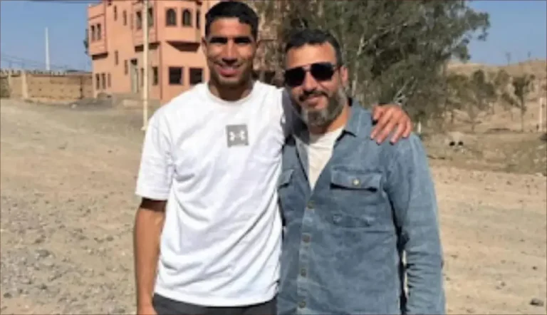 La star ashraf Hakimi aime la beauté