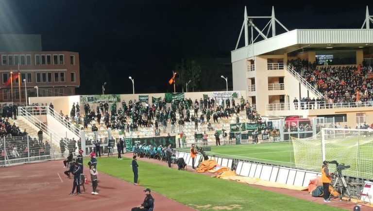 Les fans de Constantine Club remercie le Nahda Berkane Club pour la bonne réception et l'organisation