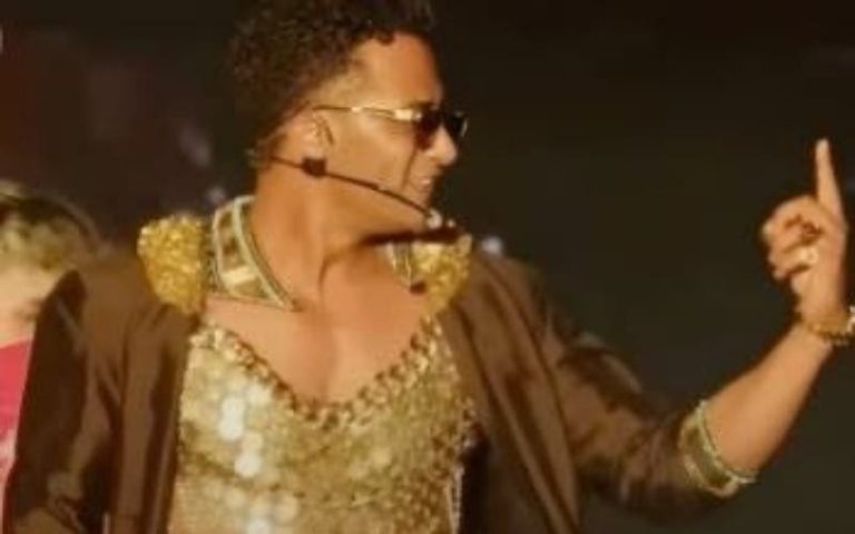 Mohamed Ramadan soulève le drapeau de l'Égypte au festival "Cochlla" et soulève la controverse avec son apparence
