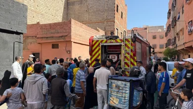 Marrakech .. L'incendie vient au domicile des pauvres à Marrakech (photos)