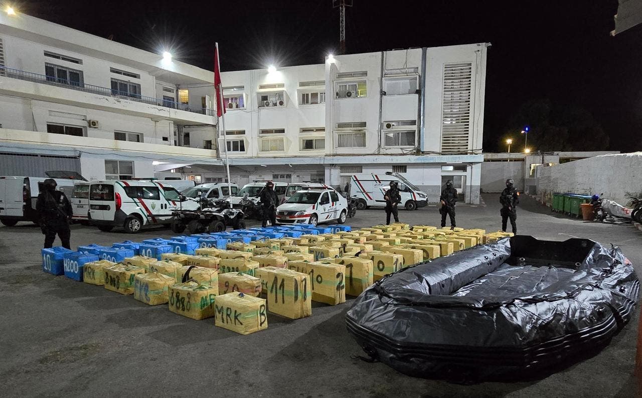 Agadir .. arrêter une personne et réserver plus de 4 tonnes de l'anesthésie