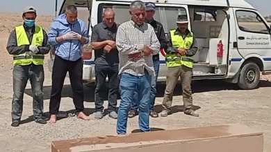 Jarsif .. L'inhumation d'un corps inconnu après 6 mois de la trouvé dans un puits abandonné