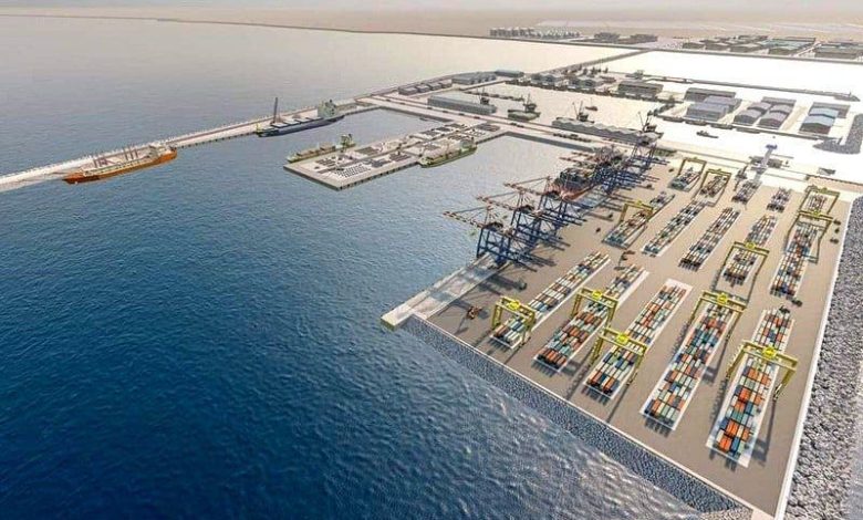 Le port de l'Atlantique à Dakhla ... c'est le taux de progrès 1 Le port de l'Atlantique à Dakhla ... c'est le taux de progrès