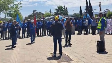 Les travailleurs de la station thermique à Jarrada protestent et continuent de dégénérer