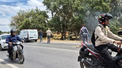 Tamesna .. un terrible accident de la circulation qui mène à la vie de deux jeunes hommes