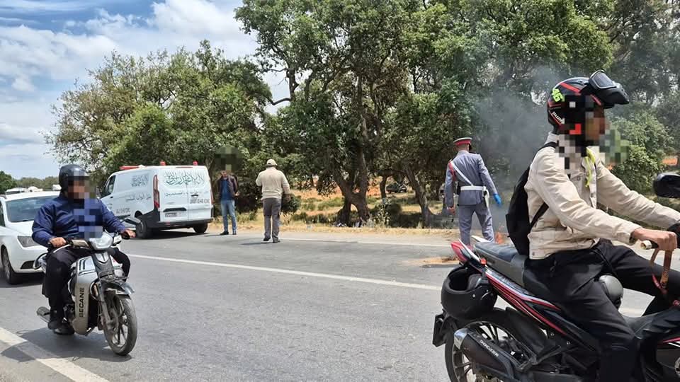 Tamesna .. un terrible accident de la circulation qui mène à la vie de deux jeunes hommes