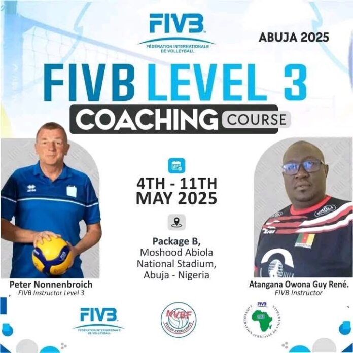 Abuja accueille un cours FIVB Niveau 3 pour entraîneurs de volleyball