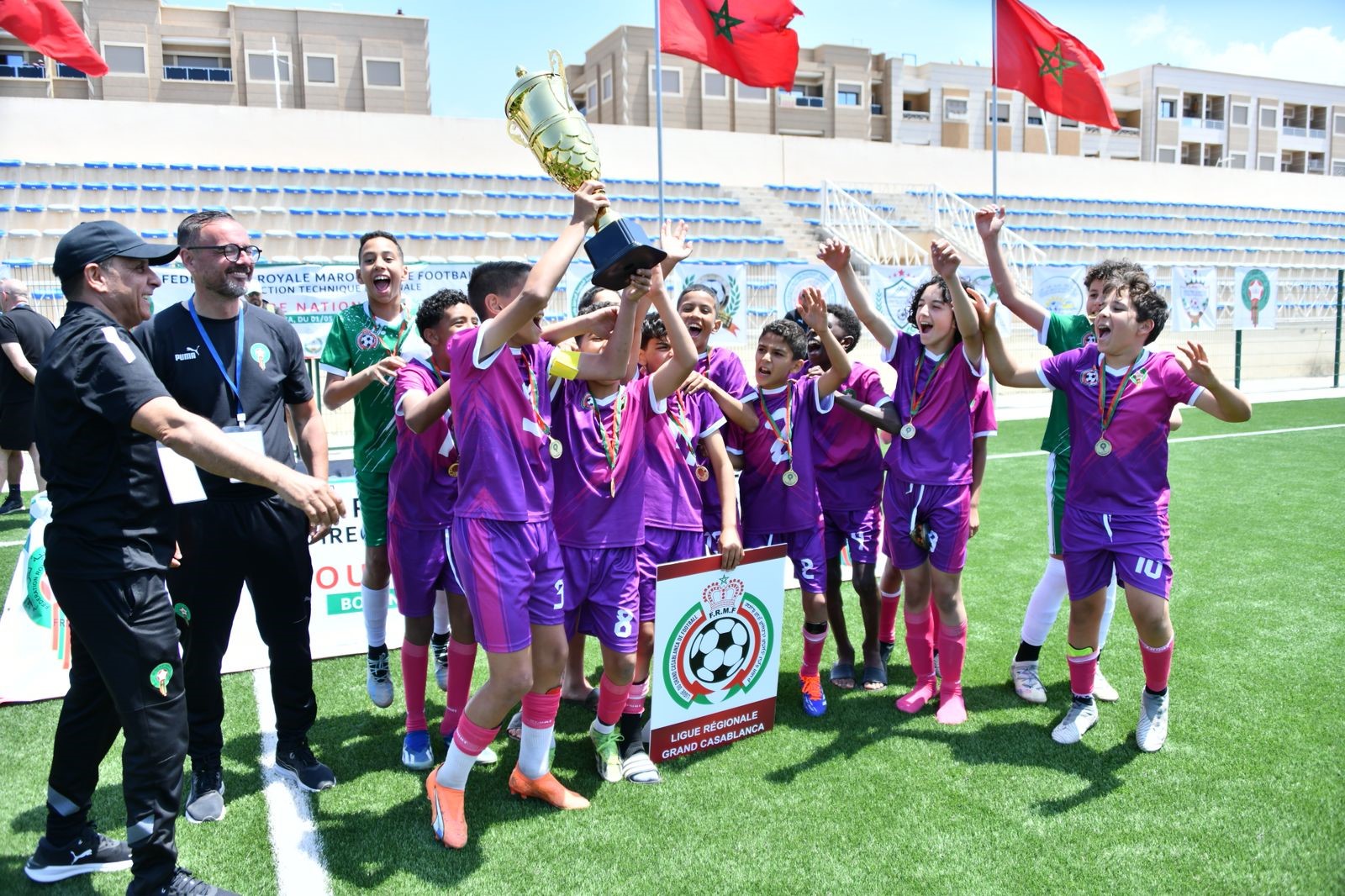 Clôture en apothéose des compétitions de la Coupe Nationale des Ligues U12