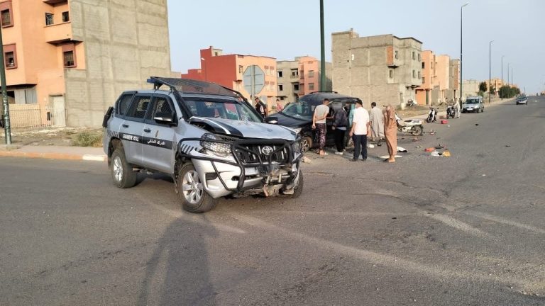 Un accident de la circulation entraînant des pertes de matériel à la gendarmerie à Tamsurt