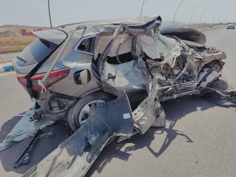 Un grave accident de la circulation entre Berkane et Saidia provoque une blessure grave