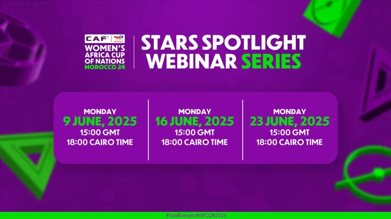 La CAF lance la série de webinaires "TotalEnergies CAF WAFCON Stars Spotlight » pour mettre en lumière le football féminin africain