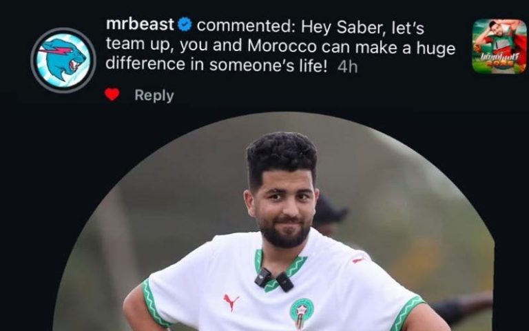 MRBEast envoie une invitation à coopérer avec le fabricant de contenu marocain Saber Al -Shanouni