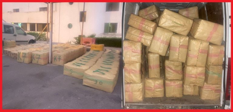 Safi.. Échec d'une opération de contrebande de plus de 4 tonnes de drogue chira