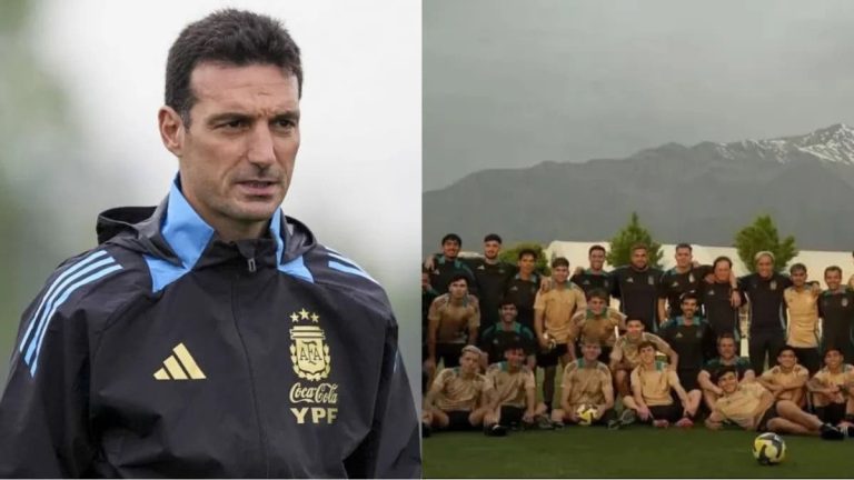 Scaloni console les jeunes Argentins après la défaite contre le Maroc en finale du Mondial