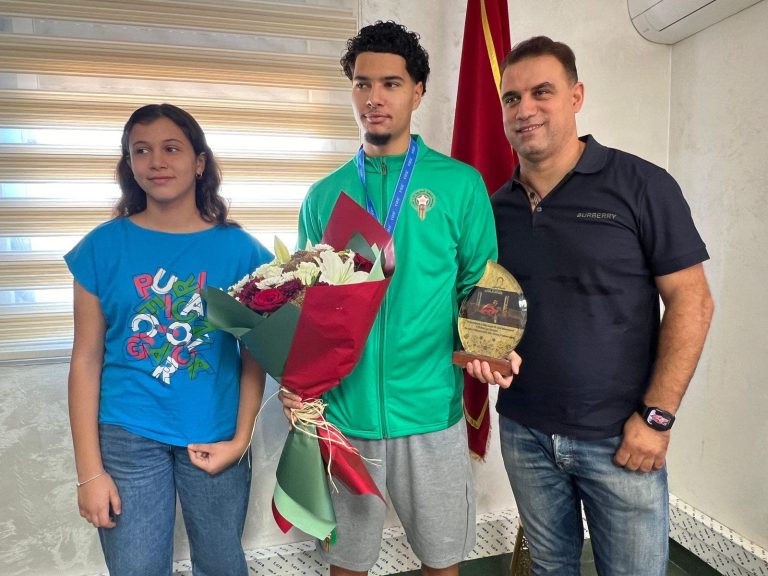 Hommage à Ilyas Boumoussaoui après son sacre à la Coupe du Monde des Jeunes à Nador