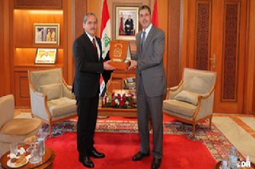 M. Abdennabaoui s’entretient avec le président de la Commission Fédérale d’Intégrité d’Irak