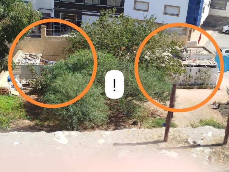 Questions et doutes après l'apparition d'une cabane à l'intérieur de la résidence des élèves de l'école à Al Hoceima