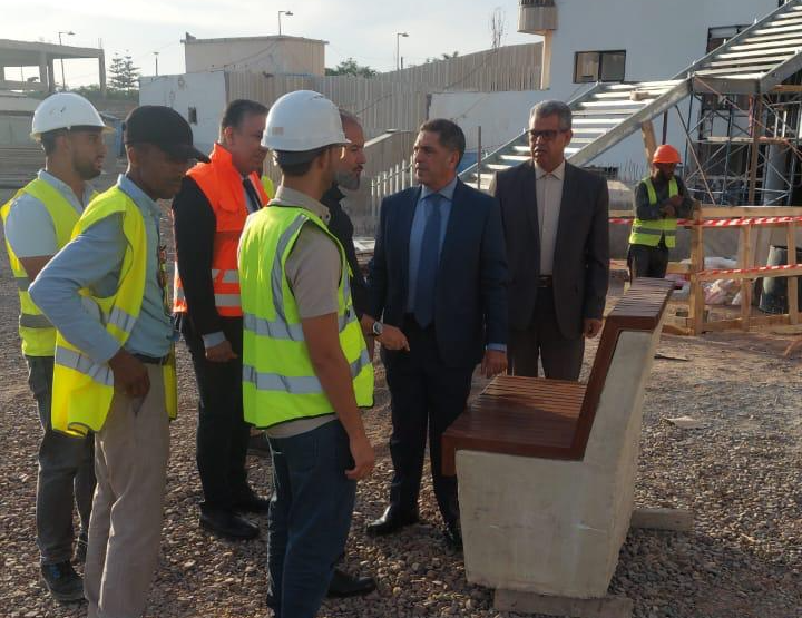 Le wali Amazazi supervise les travaux de réhabilitation de la gare routière d'Agadir
