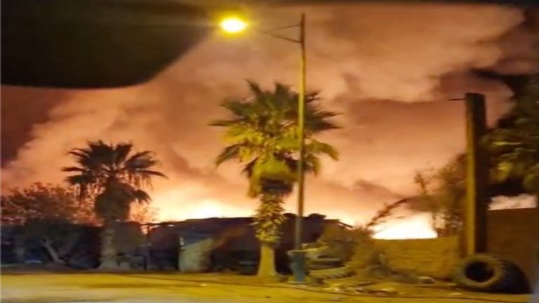 Incendie ravage un magasin de vente de produits agricoles près de Marrakech