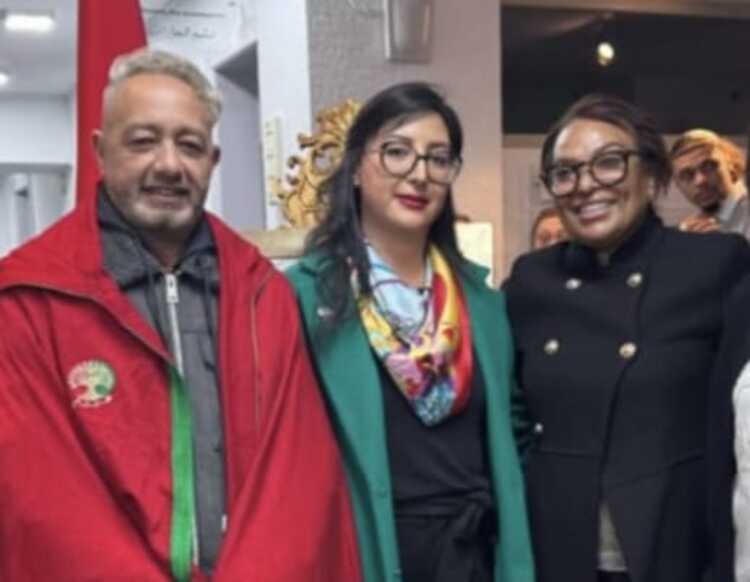 Rafik Boubker et Bouchra Ahreich honorés par le consul général à Liège, en Belgique