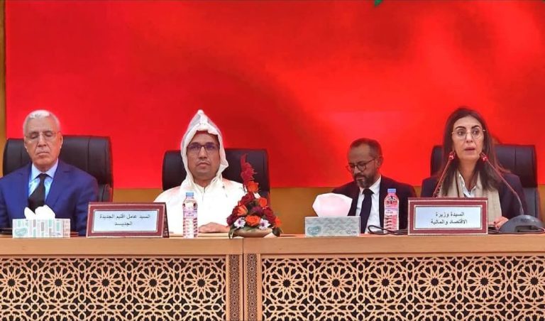 Installation de Saleh Daha en tant que gouverneur de la province d'El Jadida lors d'une cérémonie officielle solennelle
