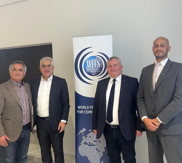 Younes El Mouchrafi représente le Maroc à l'Assemblée Générale de la WFCS à Malaga et renforce la présence de l'Afrique dans le sport en entreprise