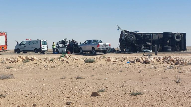 Six morts dans un grave accident de la route entre Boujdour et Dakhla