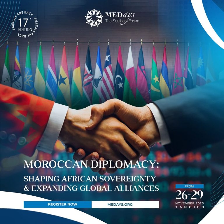 Les chefs d'État, de gouvernement et les ministres arrivent à Tanger la semaine prochaine pour participer au Forum mondial Medays