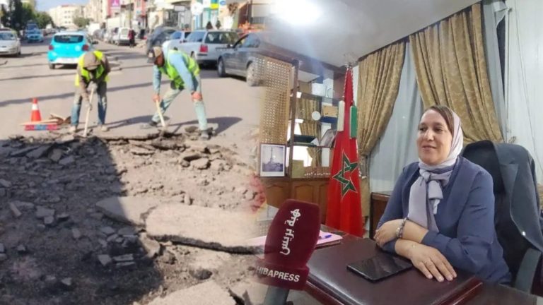 Après avoir alloué 7 millions de dirhams pour les nids-de-poule dans les rues de Settat... Les pluies arrêtent les travaux et révèlent la réalité