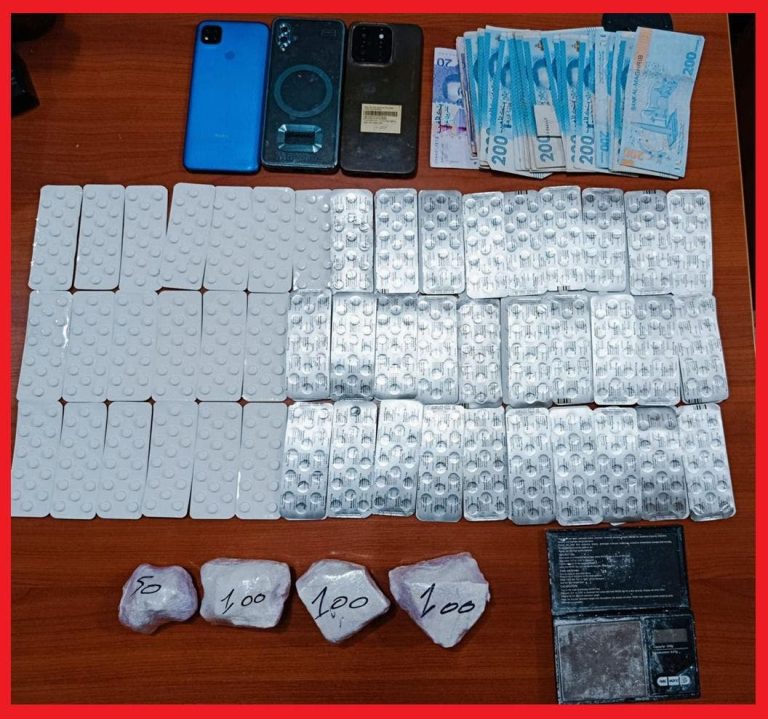 1155 comprimés de Rivotril et 350 grammes de cocaïne : un réseau de trafic de drogue démantelé à Marrakech